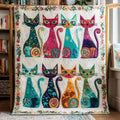 Mystery Cat Bambus-Steppdecke