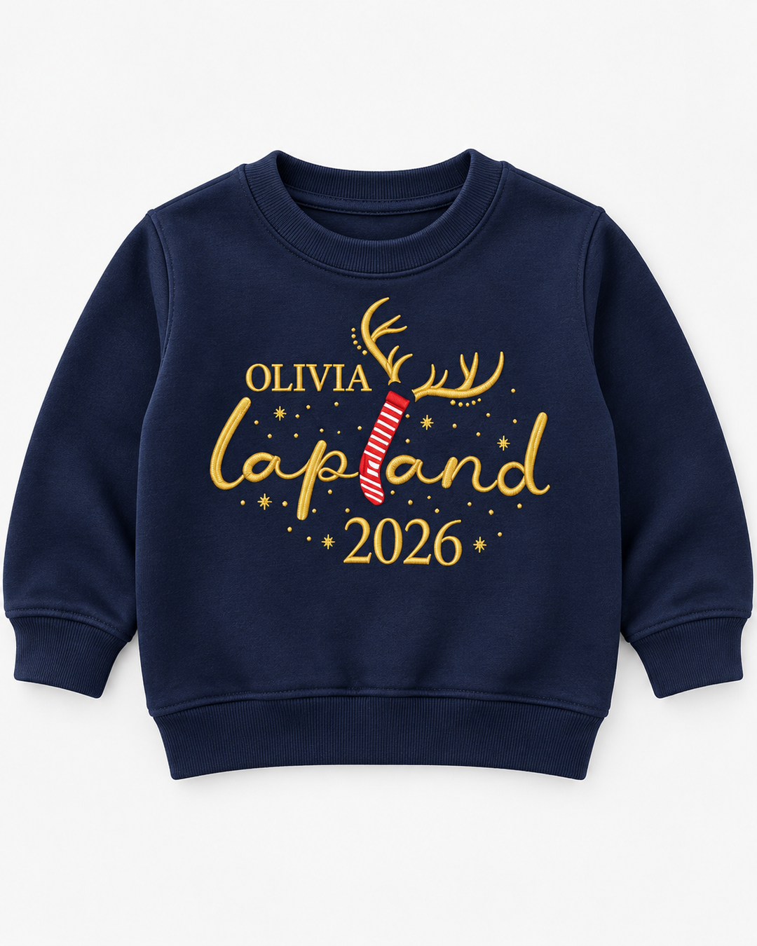 Lapland Family Embroidered Bamboo Crewneck Sweatshirt
