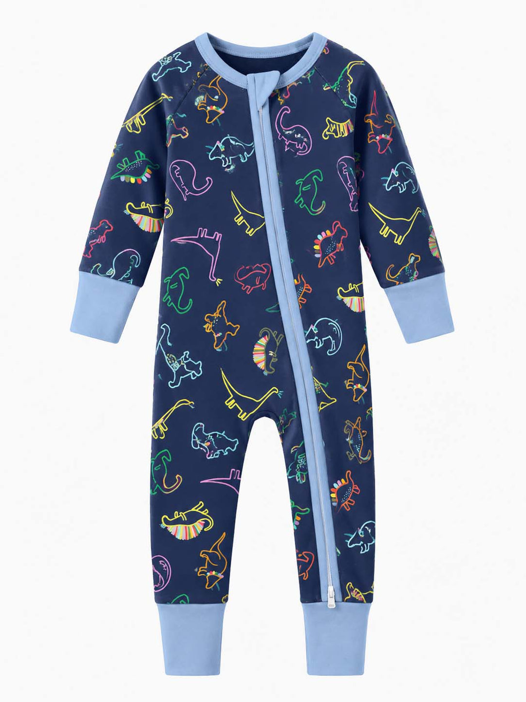 Neon Dino Doodles Bamboo Convertible Zippy