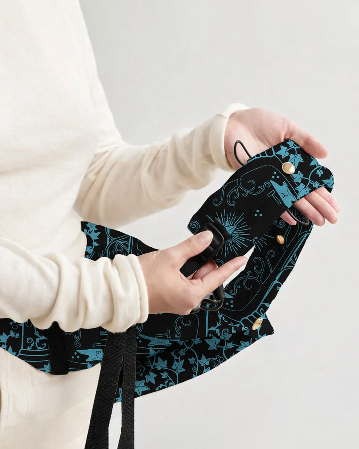 Midnight Celestial Garden Scroll Baby Carrier