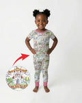 Zweiteiliges, kurzärmliges Pyjama-Set mit Marienkäfern