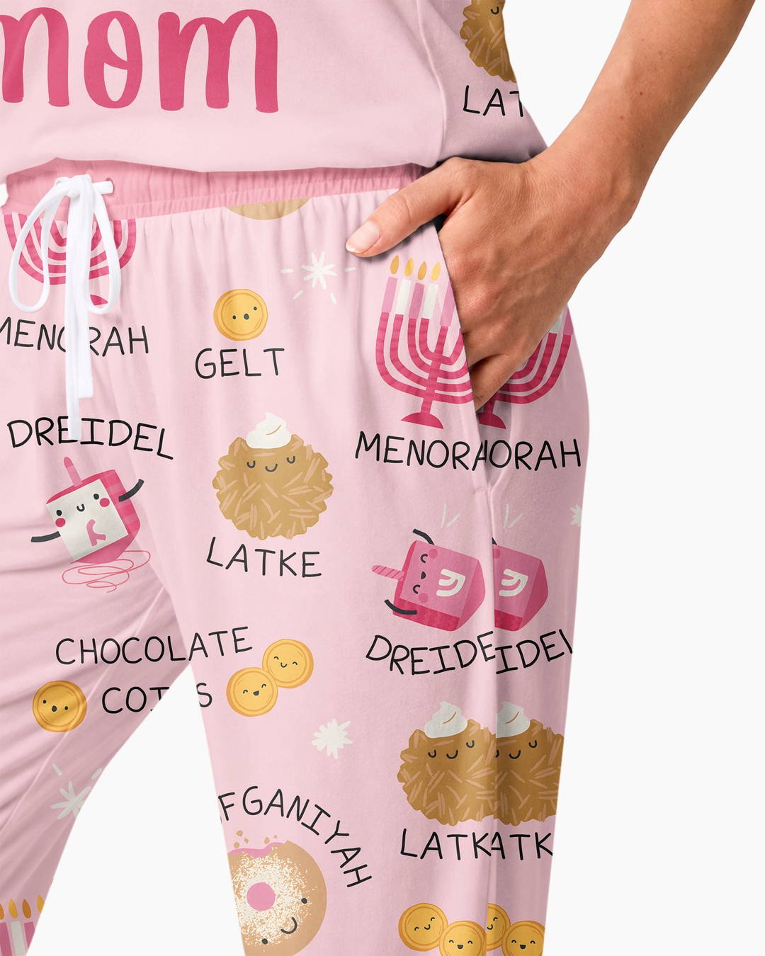 Hanukkah Family Matching  Bamboo Women Pajama Set