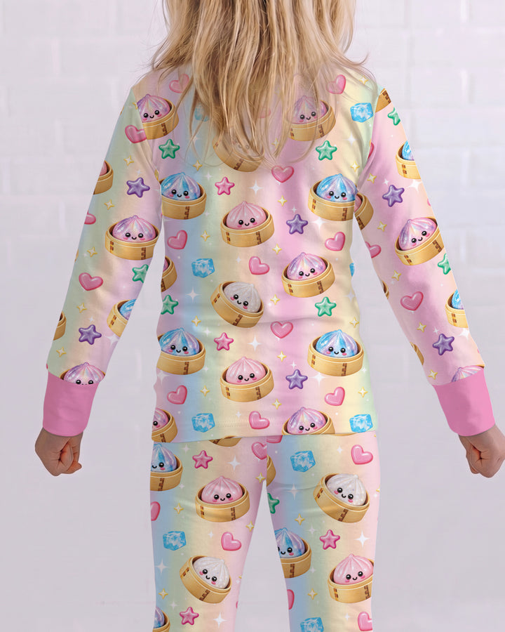 Just A Girl Who Loves Squishy Custom Name Bamboo Two Piece Long Sleeve Pajama Set