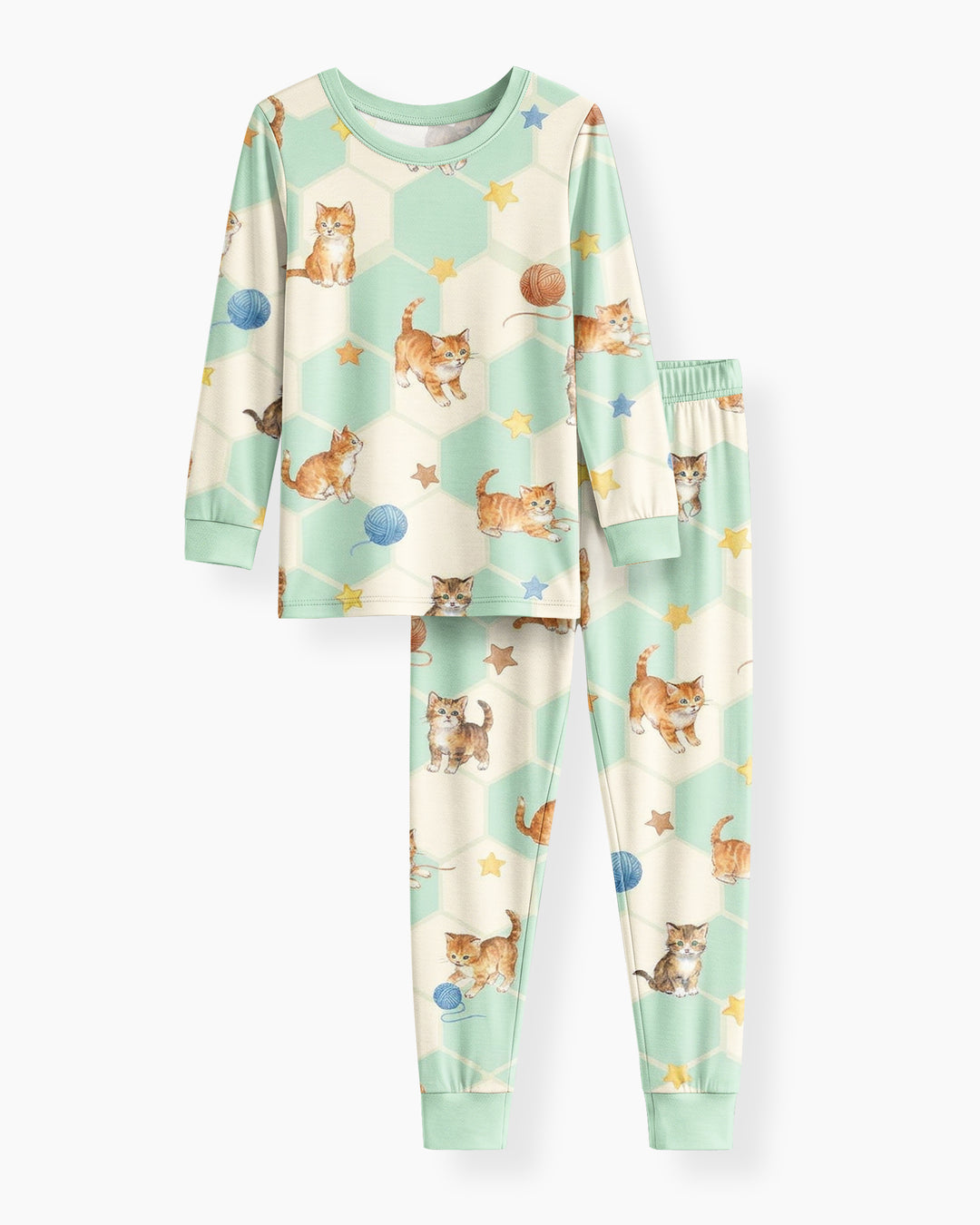 Guess Who Found The Yarn Bamboo Two Piece Long Sleeve Pajama Set