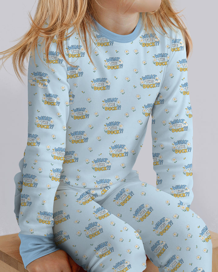 What The Duck?! Bamboo Two Piece Long Sleeve Pajama Set