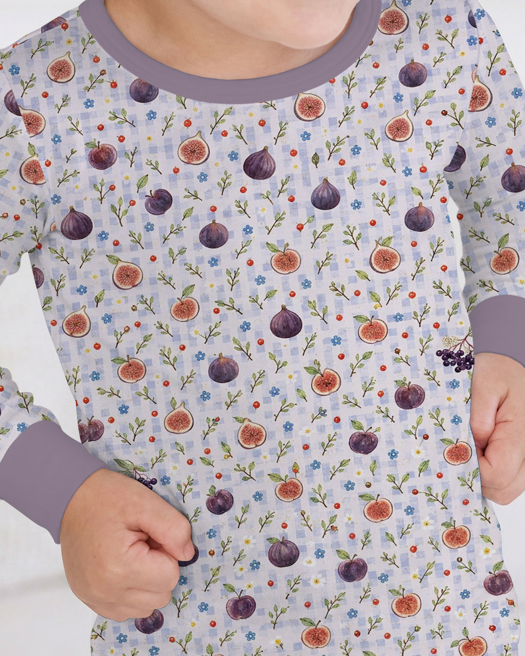 Cottage Sweet Fig Bamboo Two Piece Long Sleeve Pajama Set