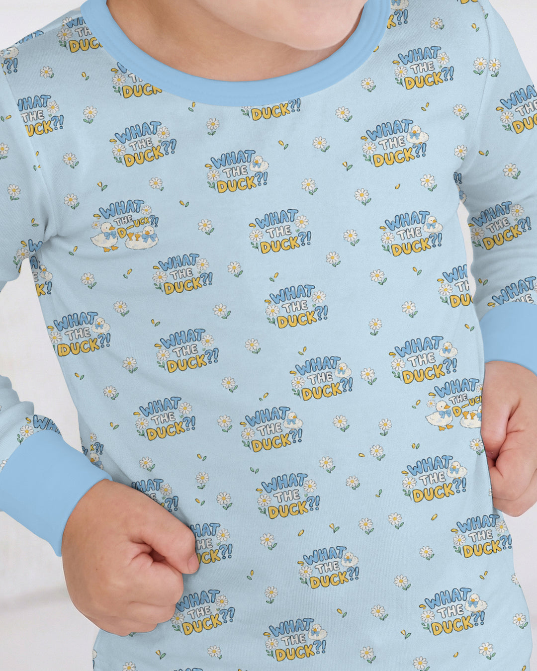 What The Duck?! Bamboo Two Piece Long Sleeve Pajama Set