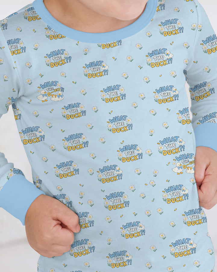What The Duck?! Bamboo Two Piece Long Sleeve Pajama Set