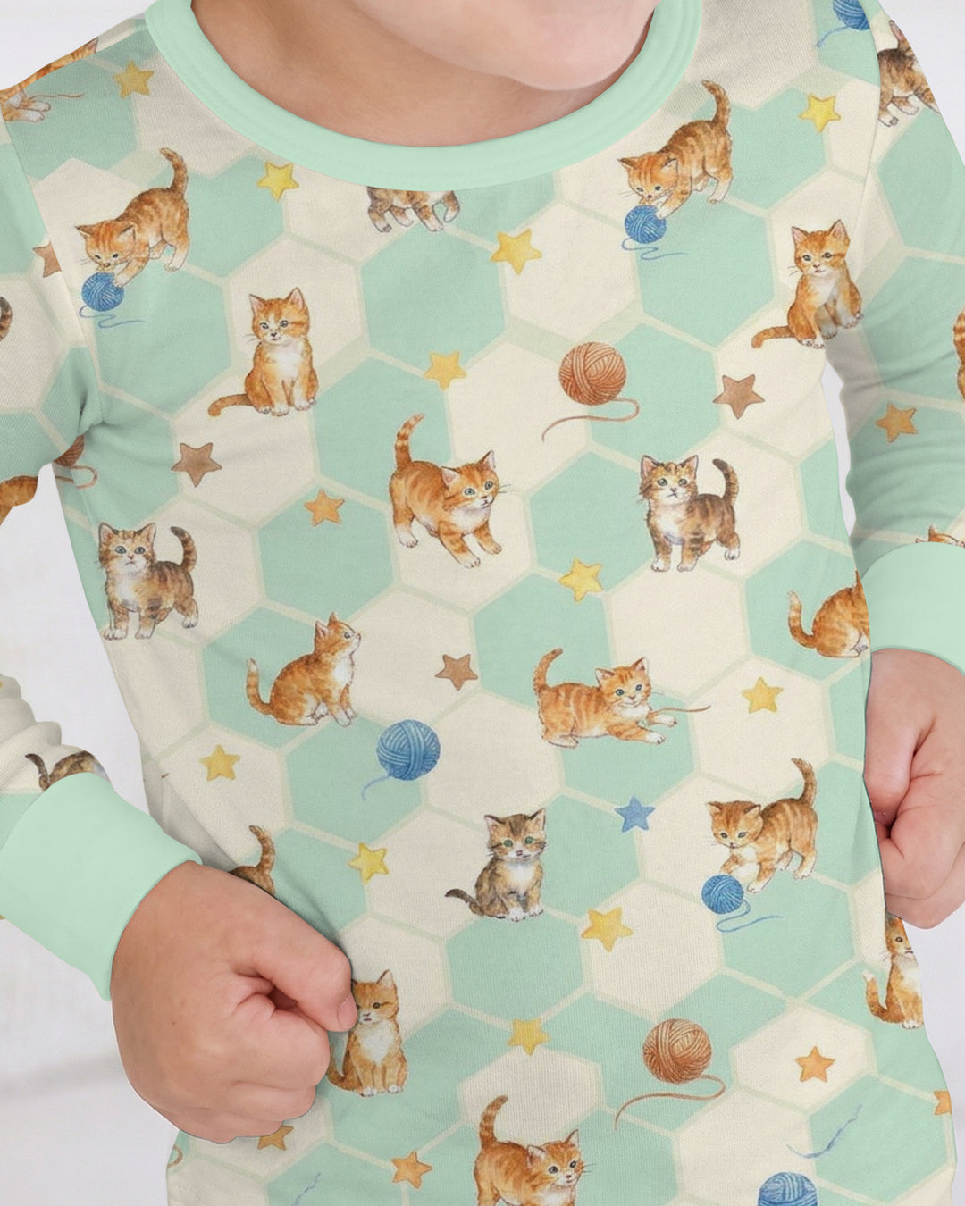 Guess Who Found The Yarn Bamboo Two Piece Long Sleeve Pajama Set