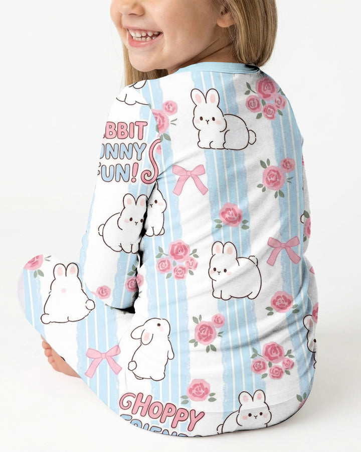 Hoppy Friends Bamboo Two Piece Long Sleeve Pajama Set
