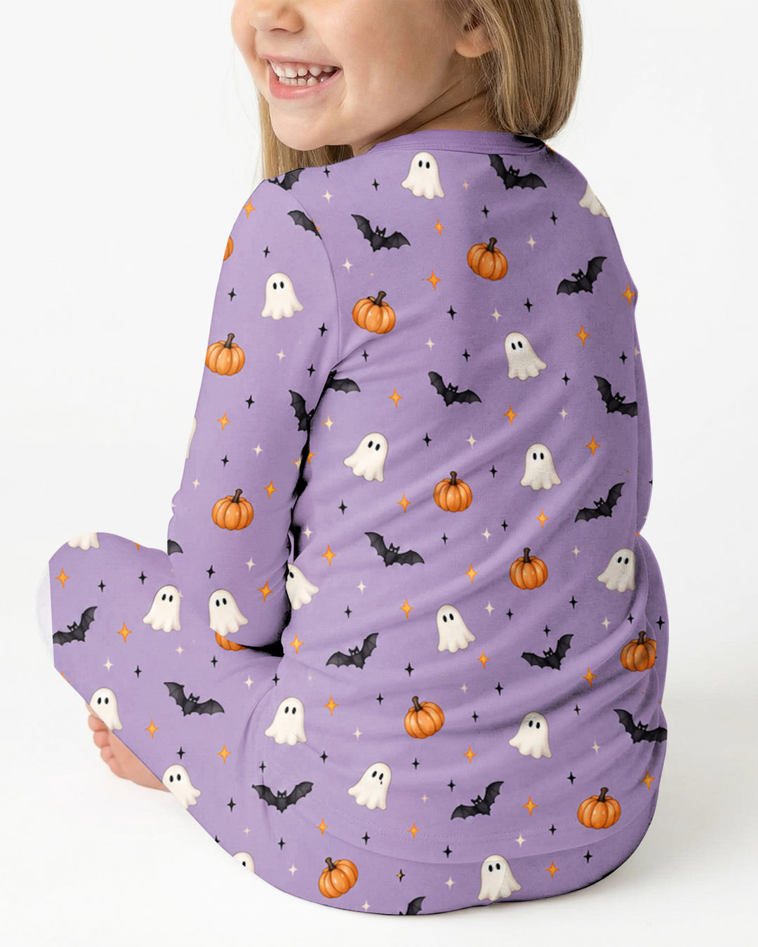 The Purple Flying Circus Bamboo Two Piece Long Sleeve Pajama Set