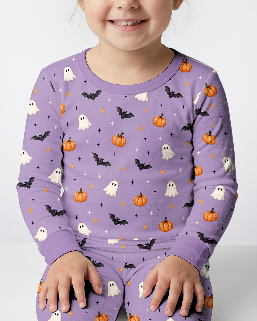 The Purple Flying Circus Bamboo Two Piece Long Sleeve Pajama Set