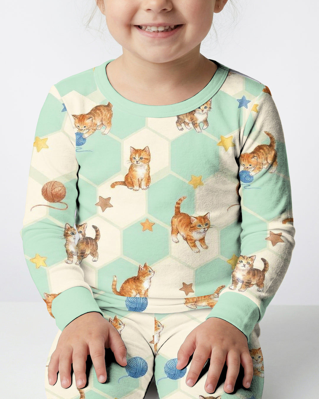 Guess Who Found The Yarn Bamboo Two Piece Long Sleeve Pajama Set