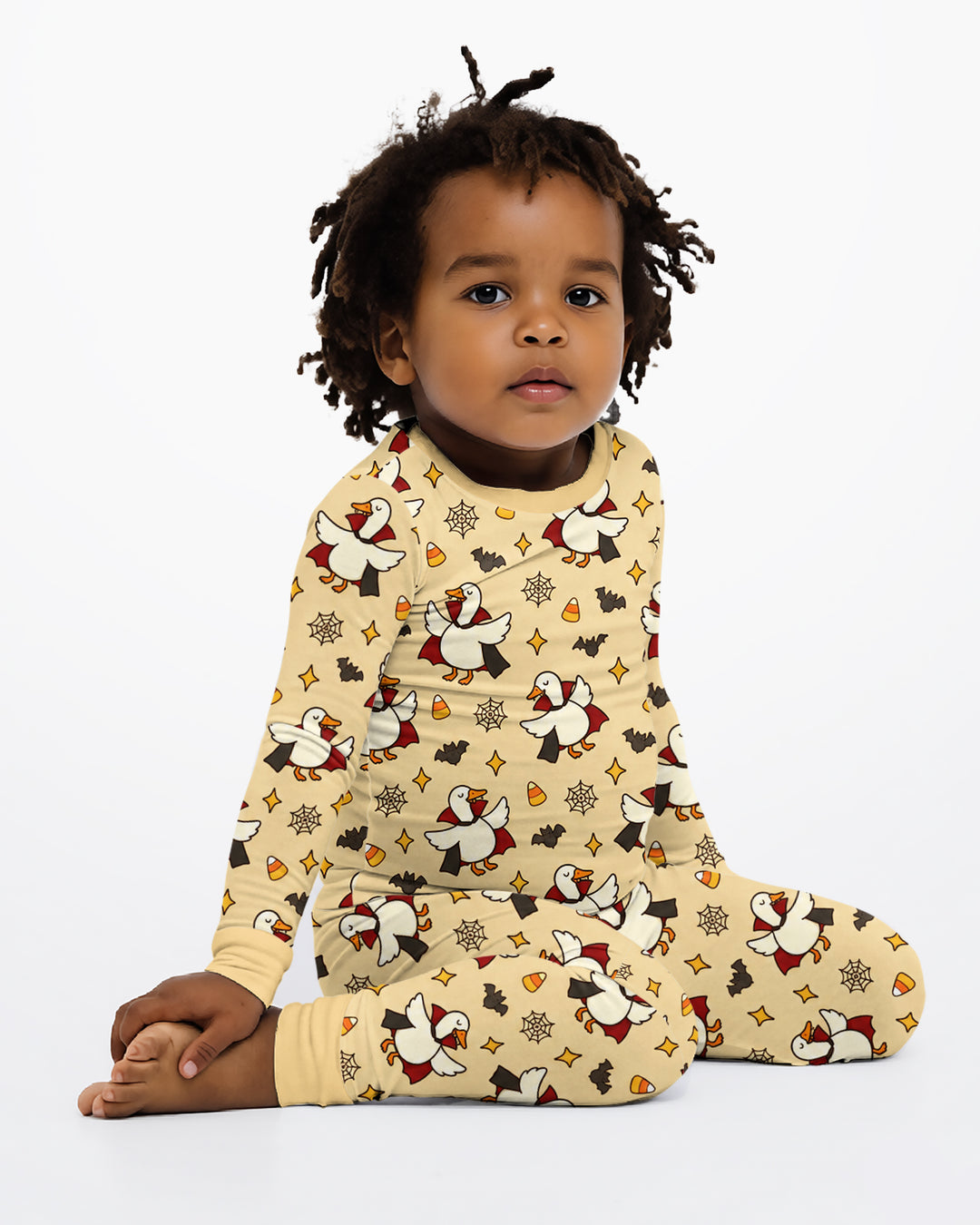 Count Duckula Candy Rush Bamboo Two Piece Long Sleeve Pajama Set