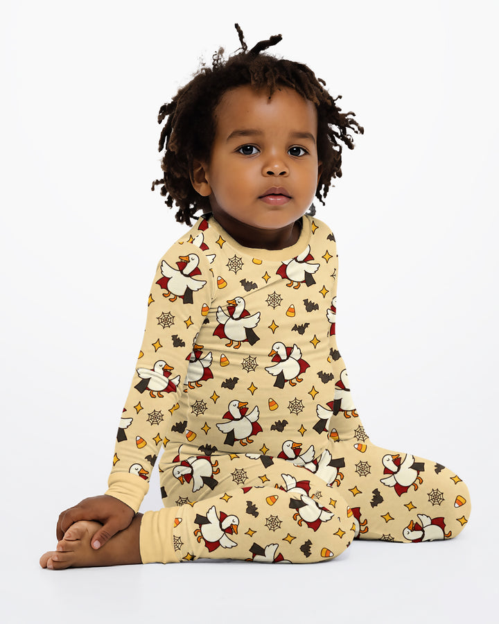 Count Duckula Candy Rush Bamboo Two Piece Long Sleeve Pajama Set