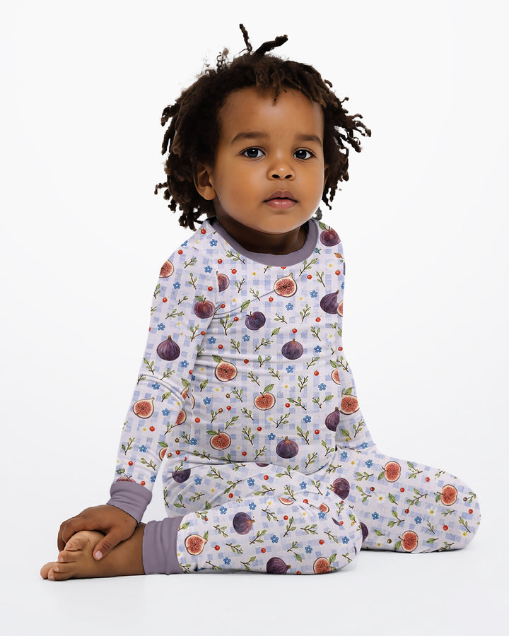 Cottage Sweet Fig Bamboo Two Piece Long Sleeve Pajama Set