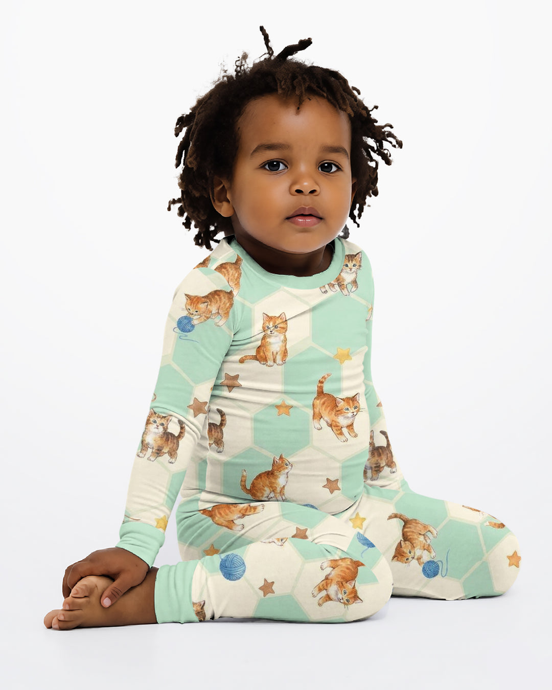 Guess Who Found The Yarn Bamboo Two Piece Long Sleeve Pajama Set