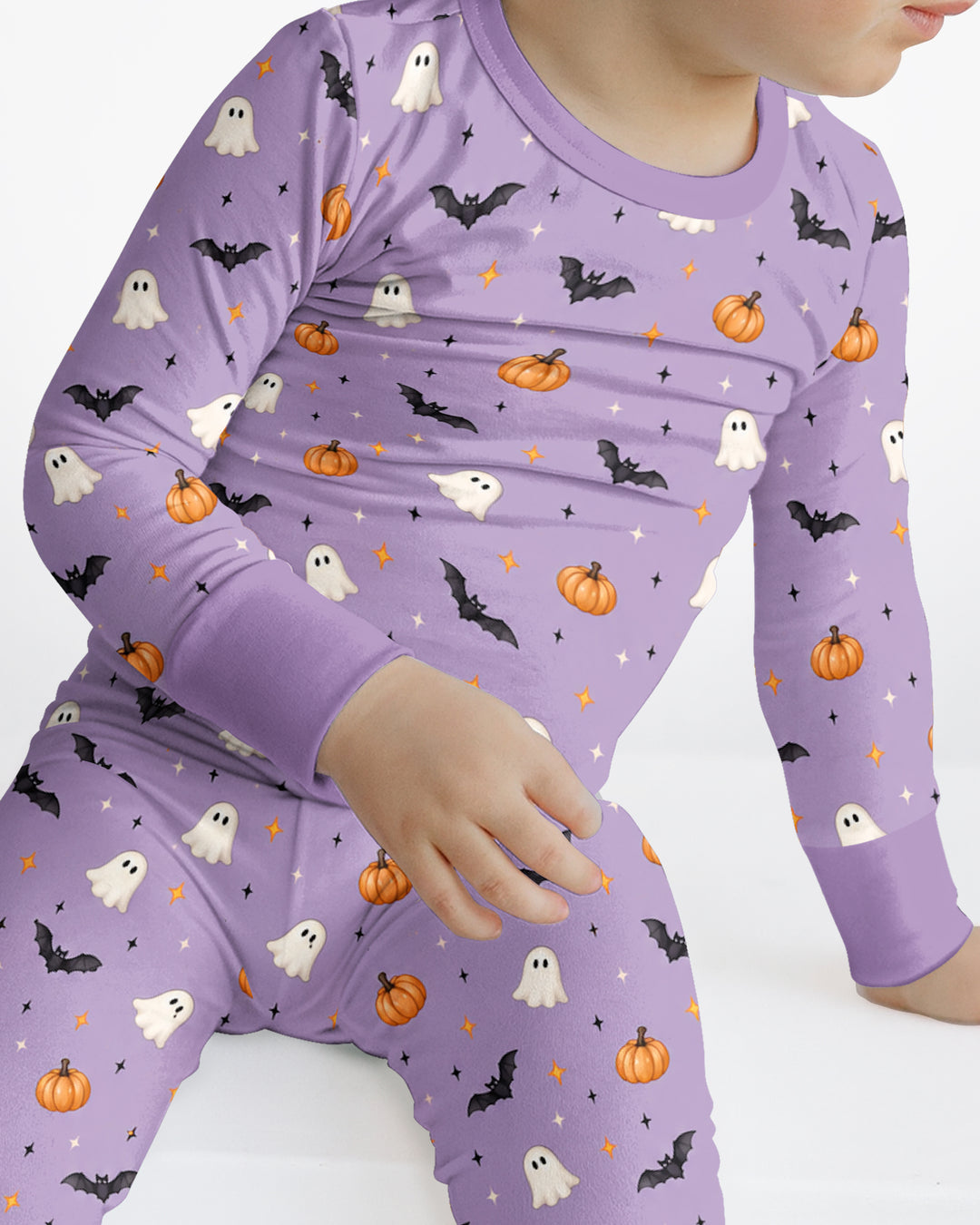 The Purple Flying Circus Bamboo Two Piece Long Sleeve Pajama Set