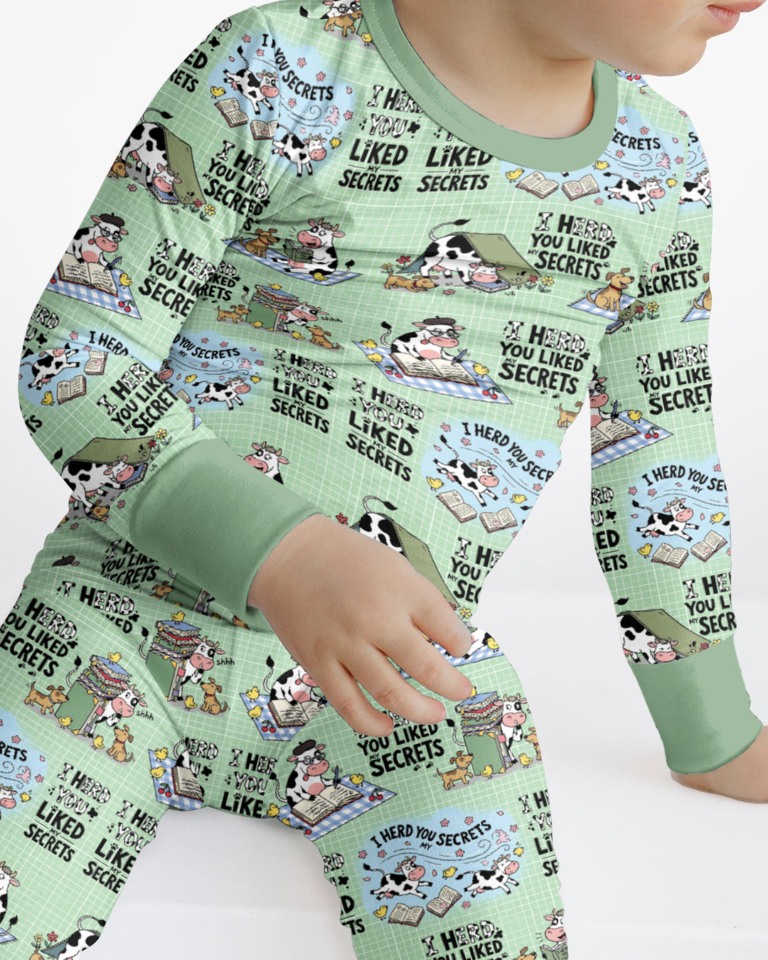 The Secret Gossip Club Bamboo Two Piece Long Sleeve Pajama Set