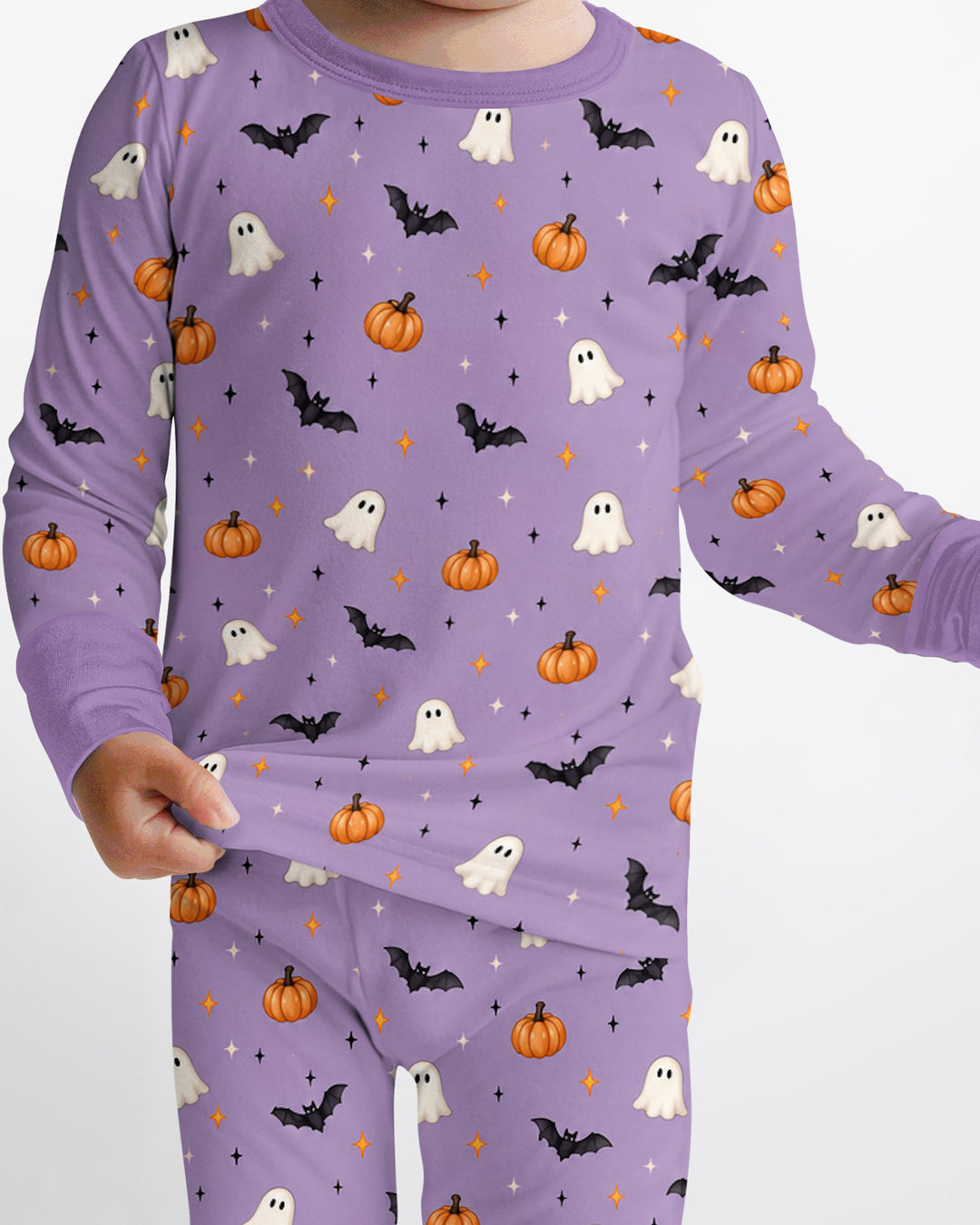 The Purple Flying Circus Bamboo Two Piece Long Sleeve Pajama Set