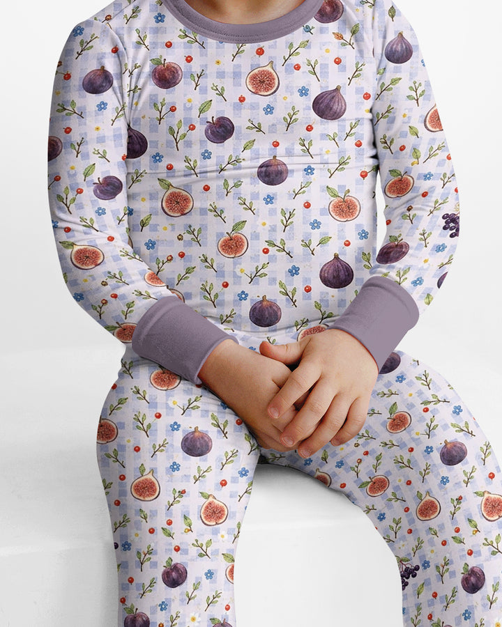 Cottage Sweet Fig Bamboo Two Piece Long Sleeve Pajama Set