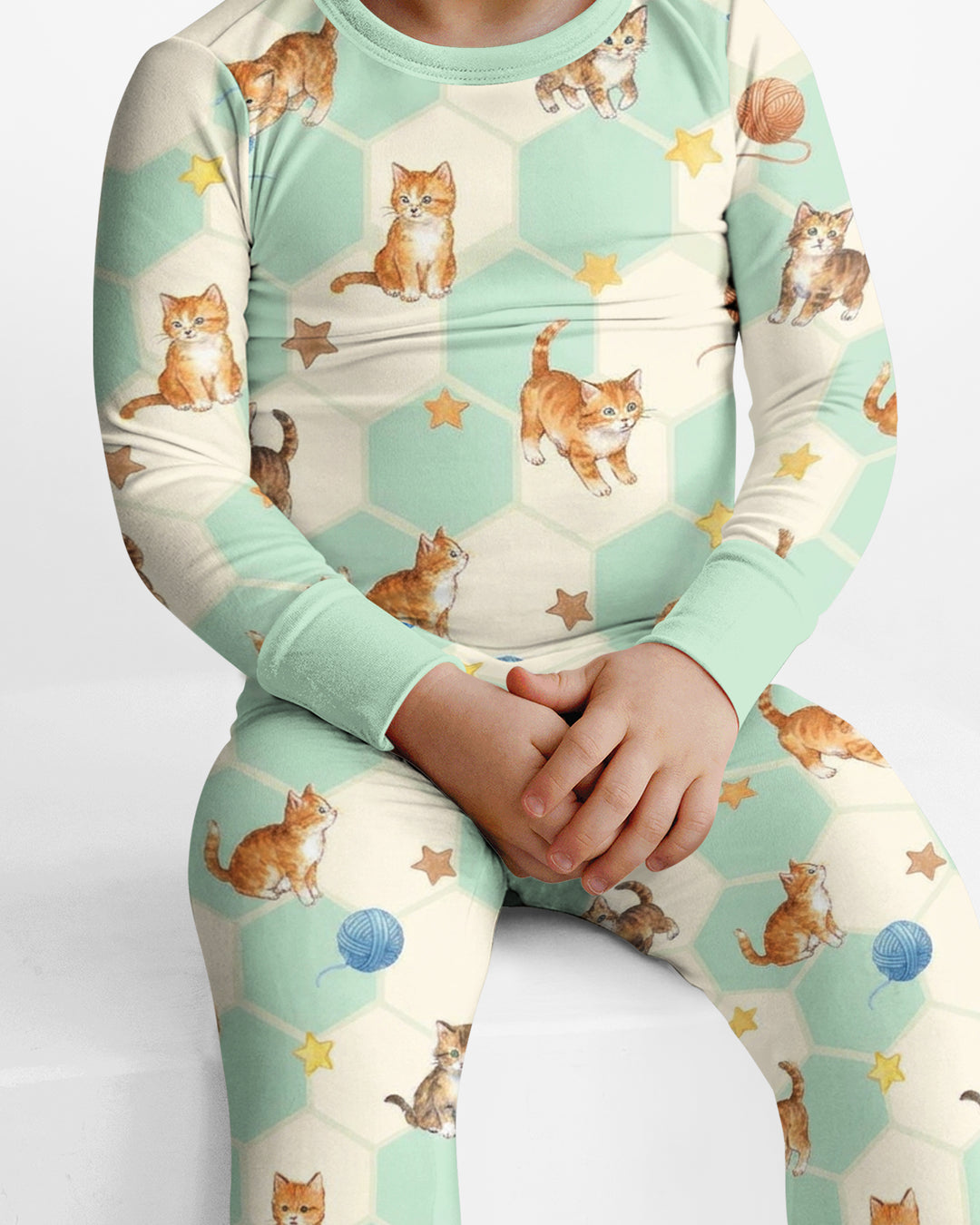 Guess Who Found The Yarn Bamboo Two Piece Long Sleeve Pajama Set