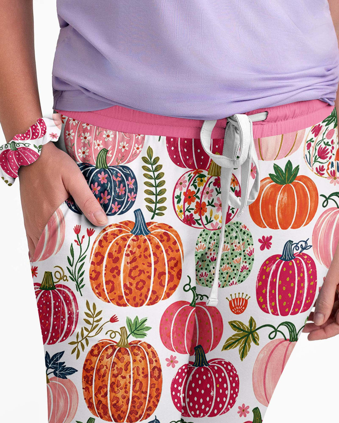 Pumpkin Patch Party Bamboo Women Pajama Set