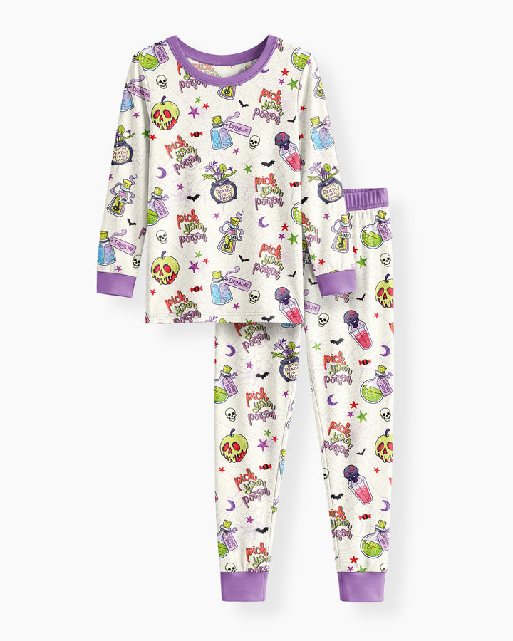 Pick Your Poison Bamboo Two Piece Long Sleeve Pajama Set