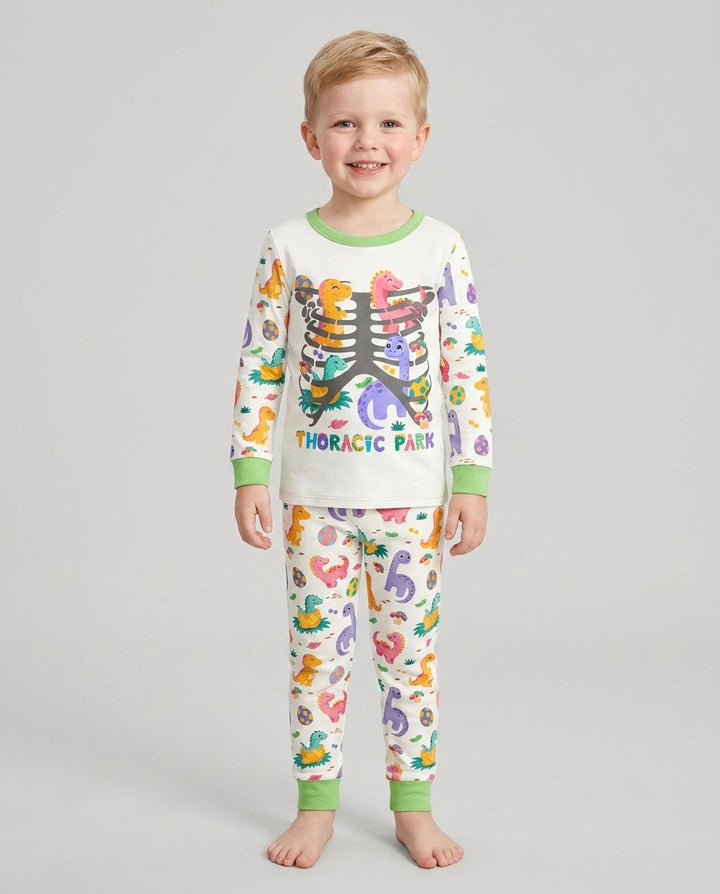 Thoracic Park Bamboo Two Piece Long Sleeve Pajama Set