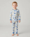 Hanukkah Nutcracker King Family Matching Bamboo Two Piece Long Sleeve Pajama Set