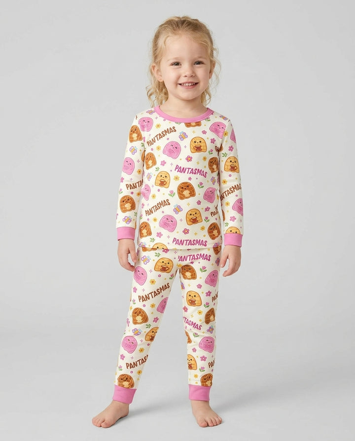 Pantasmas Ghost Bamboo Two Piece Long Sleeve Pajama Set