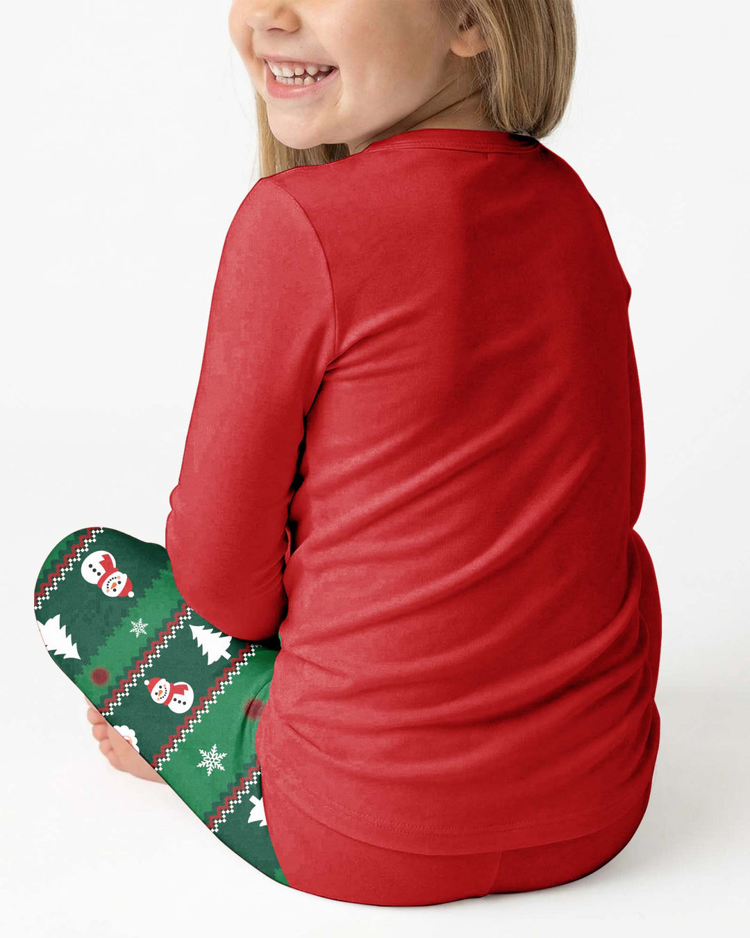 Merry Reindeer Bamboo Two Piece Long Sleeve Pajama Set