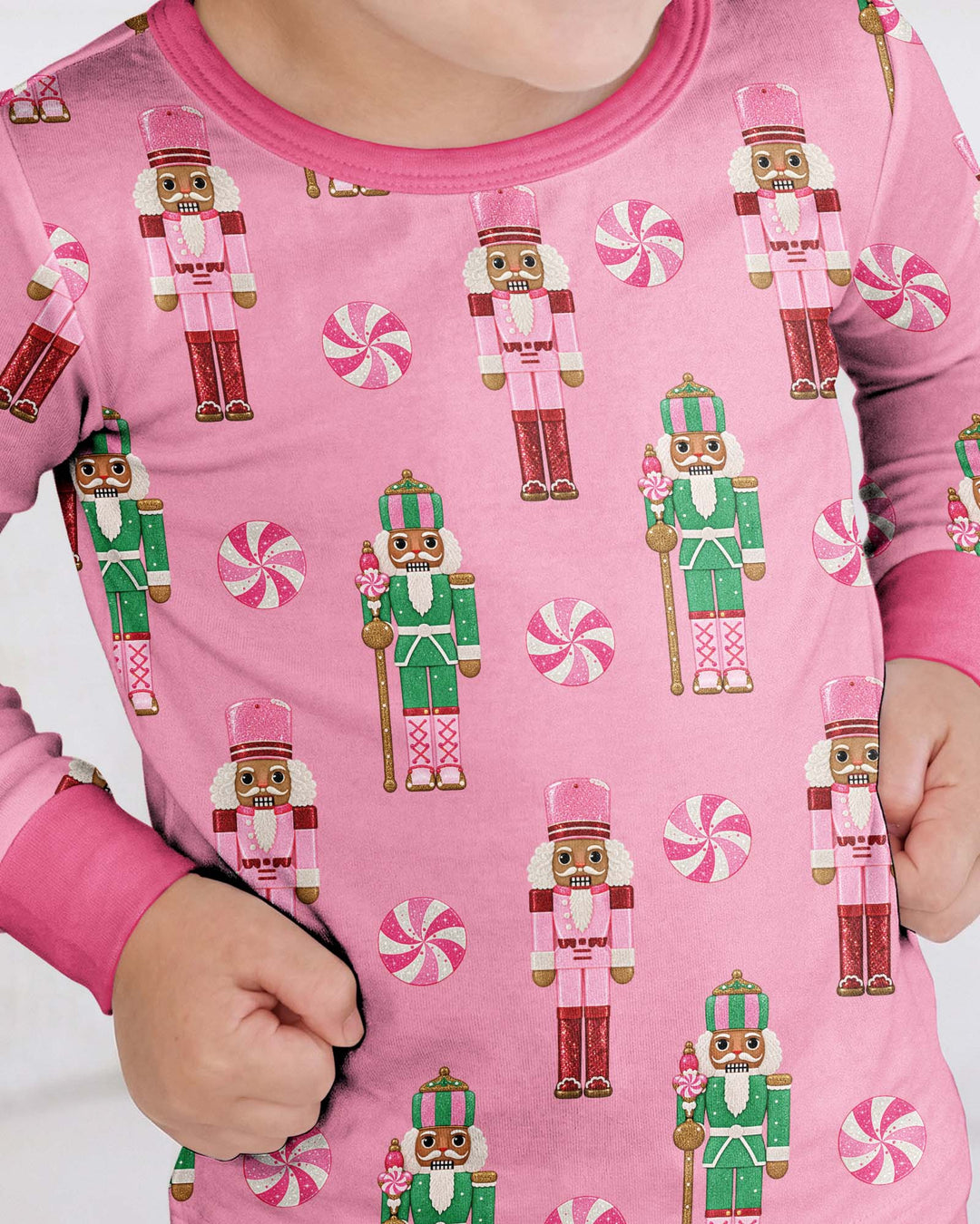Pink Nutcracker Dreams Bamboo Two Piece Long Sleeve Pajama Set