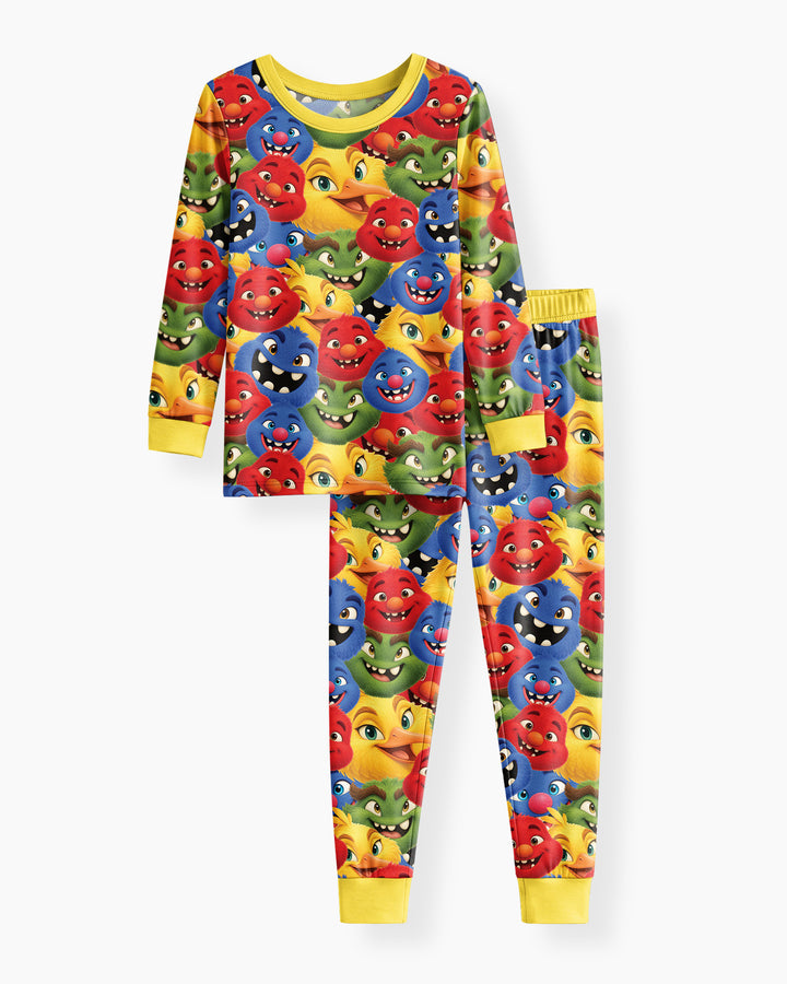 Let Have Some Fun Bamboo Two Piece Long Sleeve Pajama Set