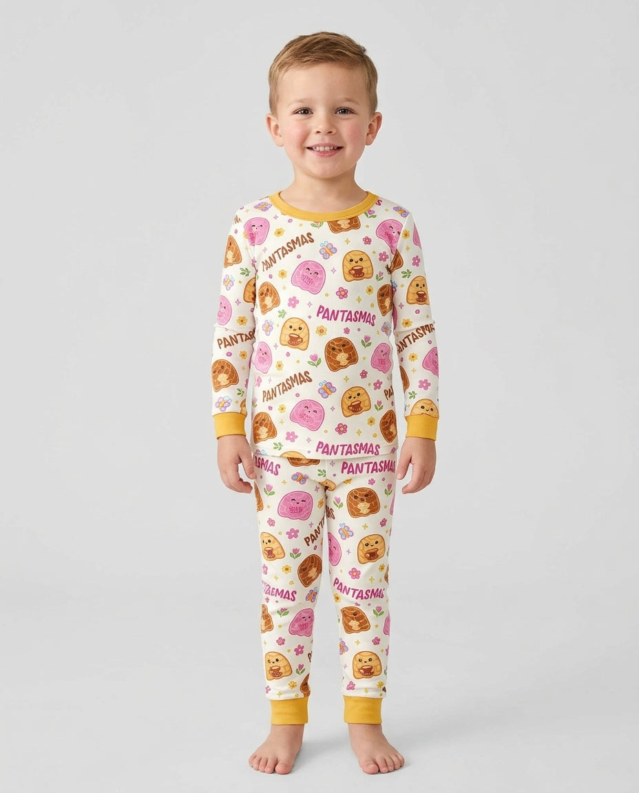 Pantasmas Ghost Bamboo Two Piece Long Sleeve Pajama Set