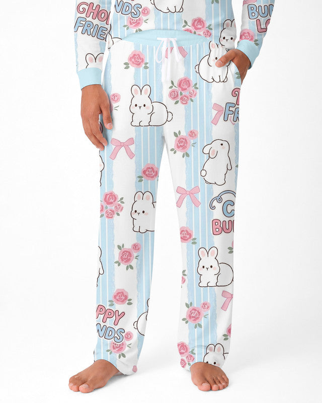 Hoppy Friends Bamboo Men Pajama Set