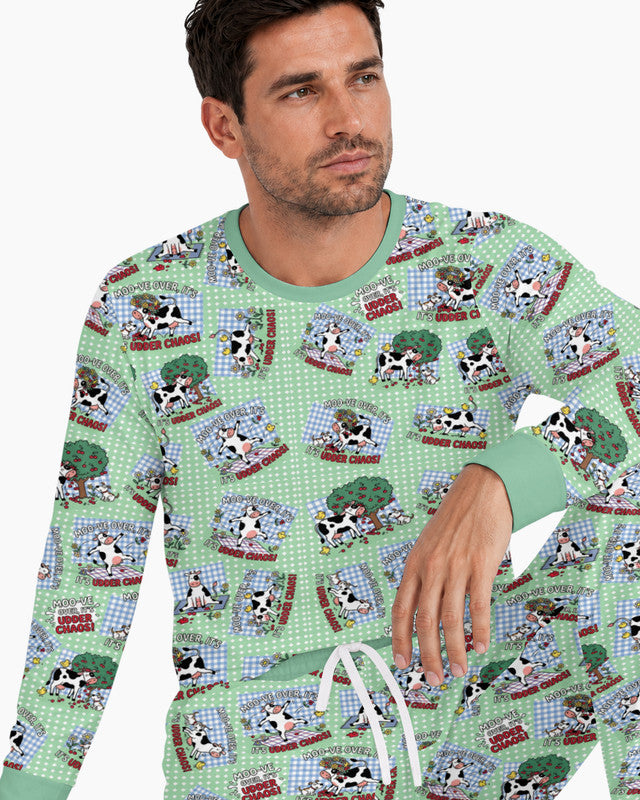 Udder Chaos Bamboo Men Pajama Set