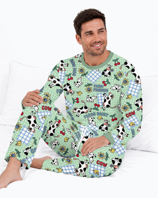 Moo Moo Chick Bamboo Men Pajama Set