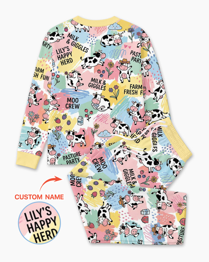Custom Name Can’t Keep Us In The Barn Bamboo Men Pajama Set