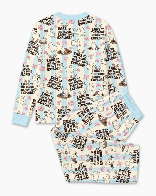 Ears To The Floor Bamboo Men Pajama Set