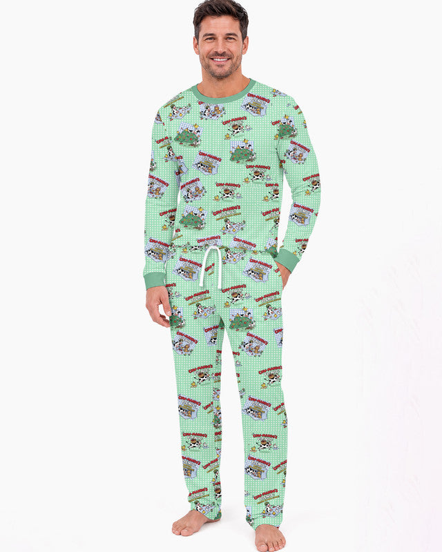 Mission Im-moo-sible Bamboo Men Pajama Set