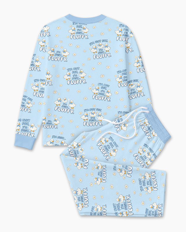 Not Fat Just Fluffy Bamboo Men Pajama Set