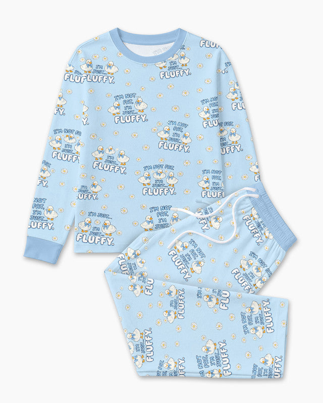 Not Fat Just Fluffy Bamboo Men Pajama Set