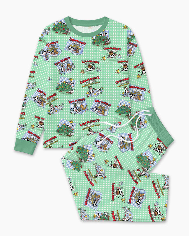 Mission Im-moo-sible Bamboo Men Pajama Set