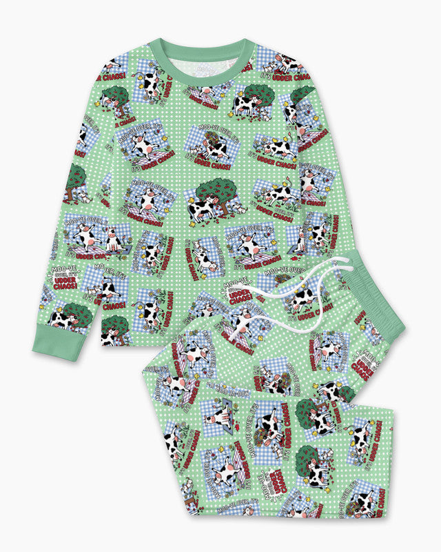 Udder Chaos Bamboo Men Pajama Set