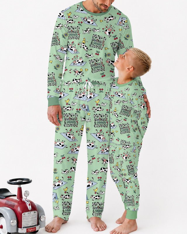 The Udderly Secret Journal Bamboo Men Pajama Set