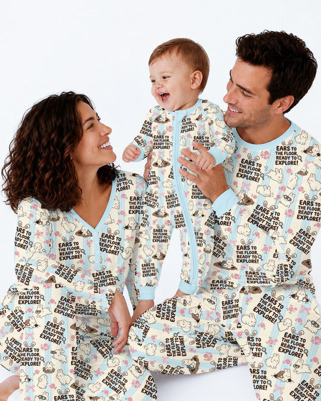 Ears To The Floor Bamboo Men Pajama Set