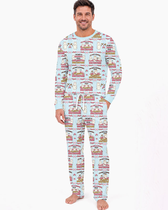 Bossy Bunny Bamboo Men Pajama Set