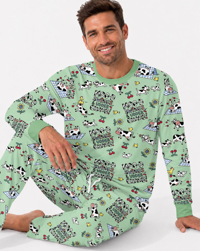 The Udderly Secret Journal Bamboo Men Pajama Set