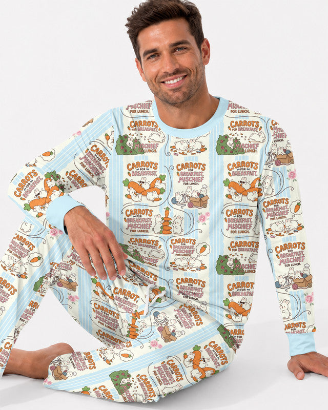 Little Troublemakers Bamboo Men Pajama Set